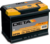 Автомобильный аккумулятор DETA Power DB 451 R (45 А/ч)