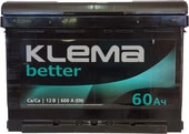 Автомобильный аккумулятор Klema Better 6CТ-60А(0) (60 А·ч)