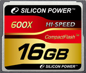 Карта памяти Silicon-Power 600X Professional CompactFlash 16 Гб (SP016GBCFC600V10)