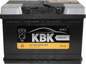 Автомобильный аккумулятор KBK 75 R (75 А·ч) [110266]
