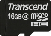 Карта памяти Transcend microSDHC (Class 4) 16GB (TS16GUSDC4)