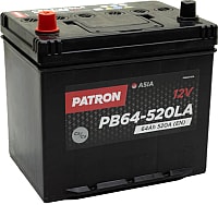 Автомобильный аккумулятор Patron Asia PB64-520LA (64 А·ч)