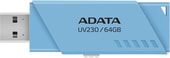 USB Flash A-Data UV230 64GB (синий)