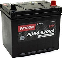 Автомобильный аккумулятор Patron Asia PB64-520RA (64 А·ч)