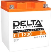 Мотоциклетный аккумулятор Delta CT 1230 (30 А·ч)