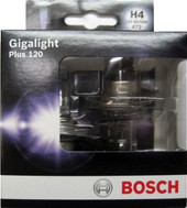 Галогенная лампа Bosch H4 Gigalight Plus 120 2шт [1987301106]