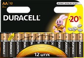 Батарейки DURACELL AA 12 шт.