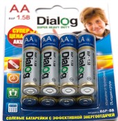 Батарейки Dialog AA 8 шт. [R6P-8B]