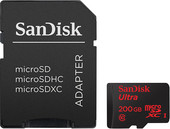 Карта памяти SanDisk Ultra SDSQUAR-200G-GN6MA microSDXC 200GB (с адаптером)