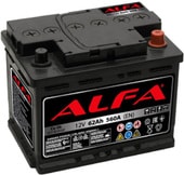 Автомобильный аккумулятор ALFA Hybrid 62 R (62 А·ч)