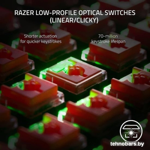 Клавиатура Razer Deathstalker V2 Pro Wireless (Razer Low Profile Optical Red) фото 4