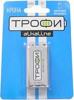 Батарейки Трофи Alkaline 9V 6LR61-1BL