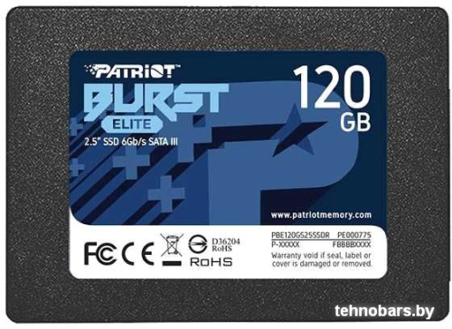 SSD Patriot Burst Elite 120GB PBE120GS25SSDR фото 3