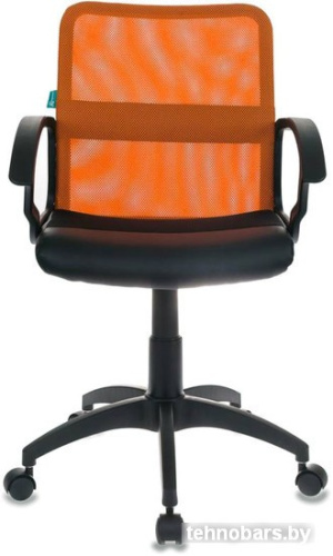 Кресло Бюрократ CH-590 (оранжевый/черный) фото 4