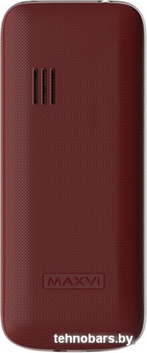 Мобильный телефон Maxvi C3n (винный красный) фото 5