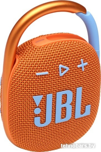 Беспроводная колонка JBL Clip 4 (оранжевый) фото 3