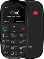 Кнопочный телефон Vertex C312 (черный)