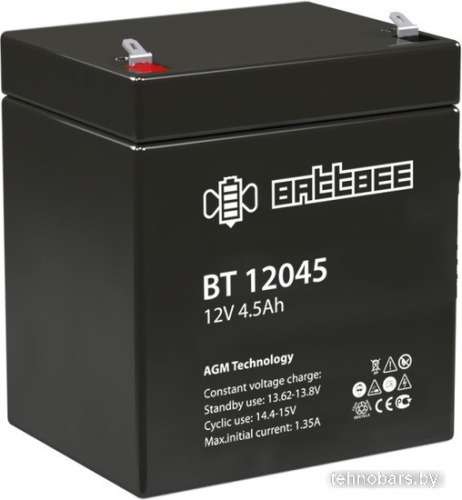 Аккумулятор для ИБП BattBee BT 12045 (12В/4.5Ач) фото 3