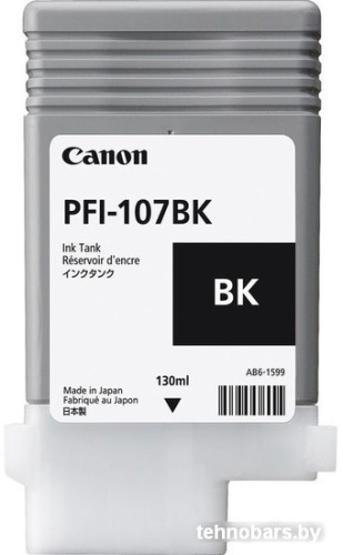 Картридж Canon PFI-107BK фото 3