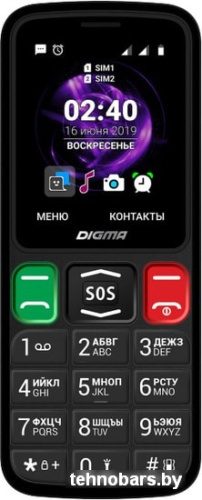 Мобильный телефон Digma Linx S240 (черный) фото 4