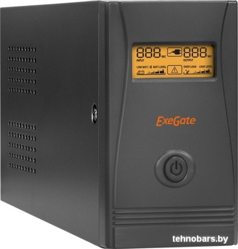 Источник бесперебойного питания ExeGate Power Smart ULB-600.LCD.AVR.C13.RJ.USB фото 3