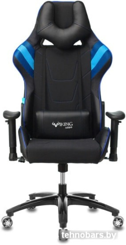 Кресло Бюрократ Viking 4 Aero Blue Edition (черный) фото 5