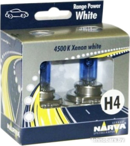 Галогенная лампа Narva H4 Range Power White 2шт [48680RPW] фото 3