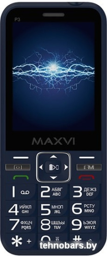 Мобильный телефон Maxvi P3 (синий) фото 4