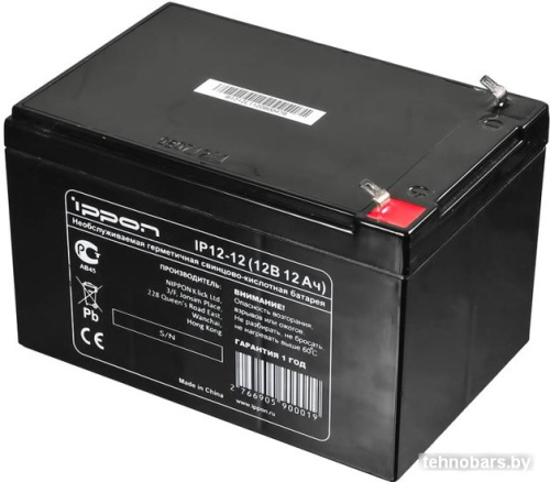 Аккумулятор для ИБП IPPON IP12-12 (12В/12 А·ч) фото 3