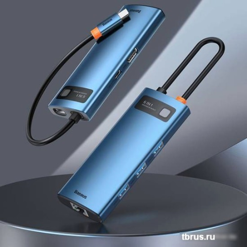 USB-хаб Baseus Metal Gleam Series 6-in-1 Type-C WKWG000003 фото 5