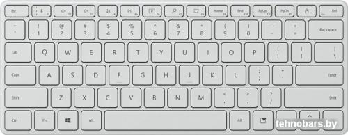 Клавиатура Microsoft Designer Compact Keyboard (белый) фото 3