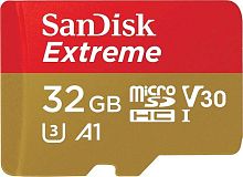 Карта памяти SanDisk Extreme microSDHC SDSQXAF-032G-GN6GN 32GB
