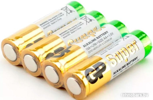 Батарейки GP Super AA 4 шт. LR6/15A фото 4