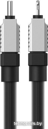 Кабель Baseus CoolPlay Series USB Type-C - Lightning (1 м, черный) фото 5