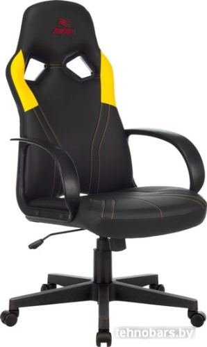 Кресло Бюрократ Zombie Runner (черный/желтый) фото 3