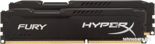 Оперативная память Kingston HyperX Fury Black 2x8GB KIT DDR3 PC3-12800 (HX316C10FBK2/16) фото 3