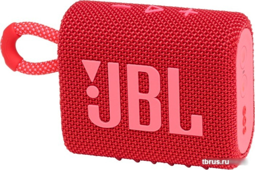 Беспроводная колонка JBL Go 3 (красный) фото 3