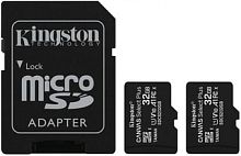 Карта памяти Kingston Canvas Select Plus microSDHC 2x32GB (с адаптером)