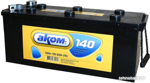 Автомобильный аккумулятор AKOM 6СТ-140L (140 А·ч) фото 3