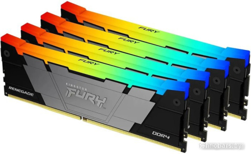 Оперативная память Kingston FURY Renegade RGB 4x8ГБ DDR4 3200 МГц KF432C16RB2AK4/32 фото 3