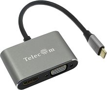 Адаптер Telecom TUC050 VGA/HDMI - USB Type-C