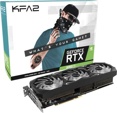 Видеокарта KFA2 GeForce RTX 3060 Ti GDDR6X SG 1-Click OC Plus Updated Ver. 36ISM6MD1GSK фото 4