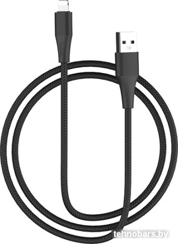 Кабель Hoco X32 USB Type-A - Lightning (1 м, черный) фото 3