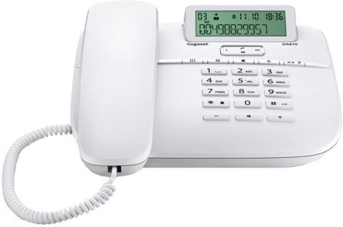 Проводной телефон Gigaset DA610 (белый) фото 3