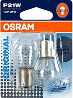 Галогенная лампа Osram P21W Original Line 2шт [7506-02B]