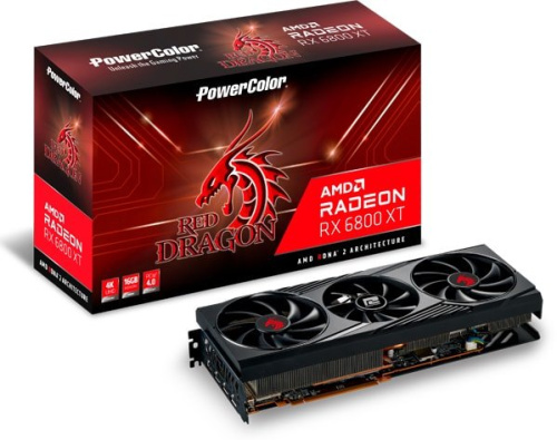 Видеокарта PowerColor Red Dragon Radeon RX 6800 XT OC 16GB GDDR6 фото 4