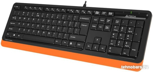 Клавиатура A4Tech Fstyler FK10 (черный/оранжевый) фото 5