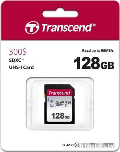 Карта памяти Transcend SDXC 300S 128GB фото 4
