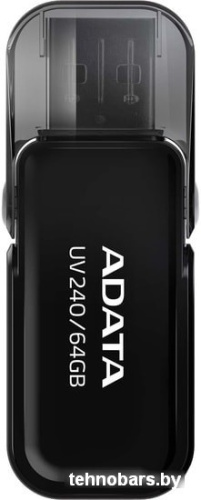 USB Flash A-Data UV240 64GB (черный) фото 3