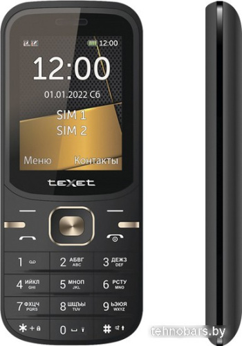 Кнопочный телефон TeXet TM-216 (черный) фото 5